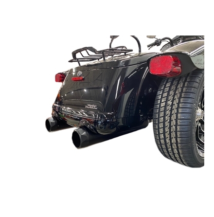 4.5" B.A.M Stick Slip-On Mufflers Svart