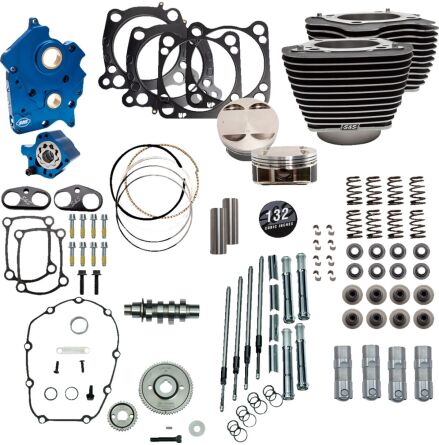 132" Power Package Engine Performance Kit - Gear Drive - Water Cooled - M8