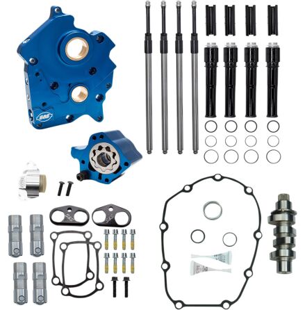 Cam Chest Kit Blk Push Tubes