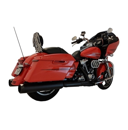 4.5" B.A.M. Stick Slip-On Mufflers Black