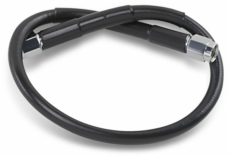 Universal Brake Line Black Vinyl Coated Stainless Steel Dot An-3 16"