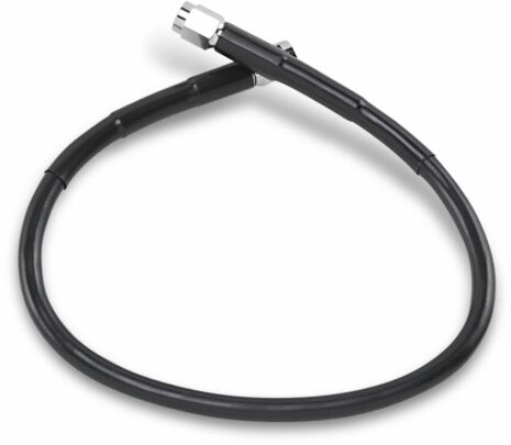 Universal Brake Line Black Vinyl Coated Stainless Steel Dot An-3 17"