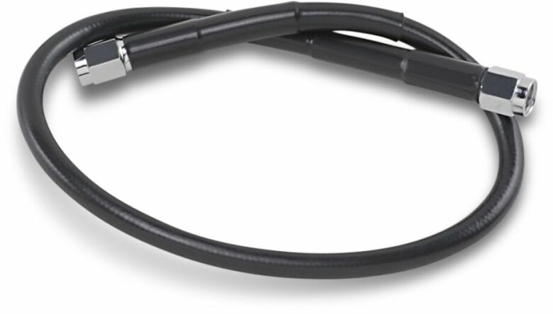 Universal Brake Line Black Vinyl Coated Stainless Steel Dot An-3 19"