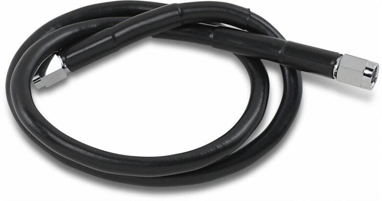 Universal Brake Line Black Vinyl Coated Stainless Steel Dot An-3 28"