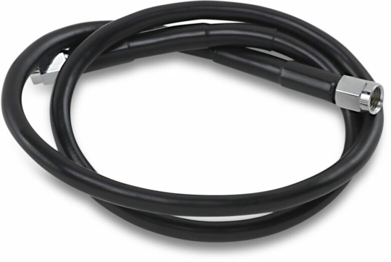 Universal Brake Line Black Vinyl Coated Stainless Steel Dot An-3 30"