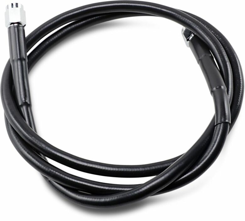 Universal Brake Line Black Vinyl Coated Stainless Steel Dot An-3 44"