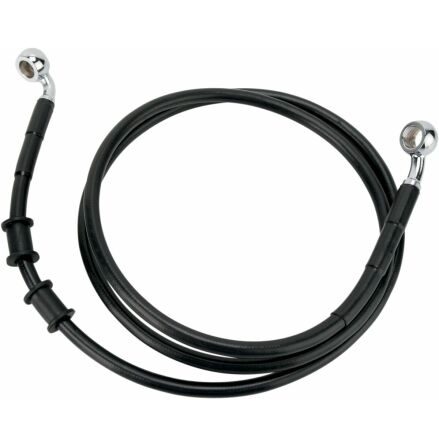 Front Brake Line Black Vinyl Coated Stainless Steel