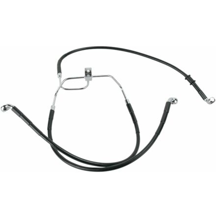 Front Brake Line Black Vinyl Coated Stainless Steel