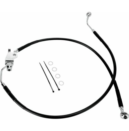 Rear Brake Line Black Vinyl Coated Stainless Steel