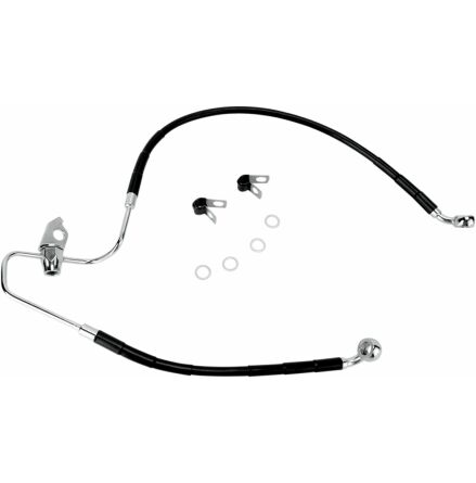 Rear Brake Line Black Vinyl Coated Stainless Steel