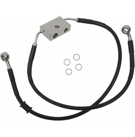 Frt Brake Line Xl Bk +2