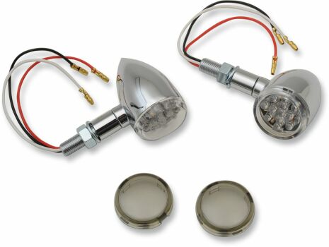 Light Led Mini Deuce Marker Light Kit Chrome/Red