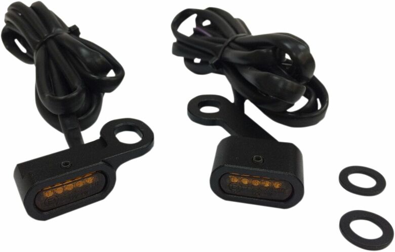 Lights Marker Handlebar Black/Amber Led