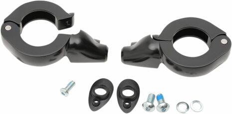 Turn Signal Fork Clamps 41Mm Black