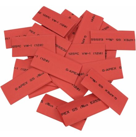 Tube Heat Shrink Red 25Pk