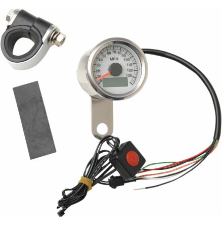 Speedometer 1.87&quot;Wht Pro