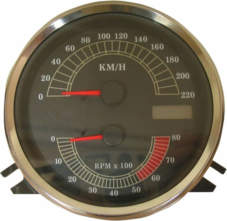 Speedo W/Tach Flhr Km/H