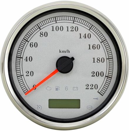 Speedometer Silver Kph 5