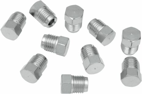 Brake Line T-Plugs Chrome