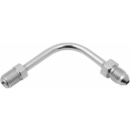 Pipe An-3X3/8&quot;-24 Large 90 Chrome