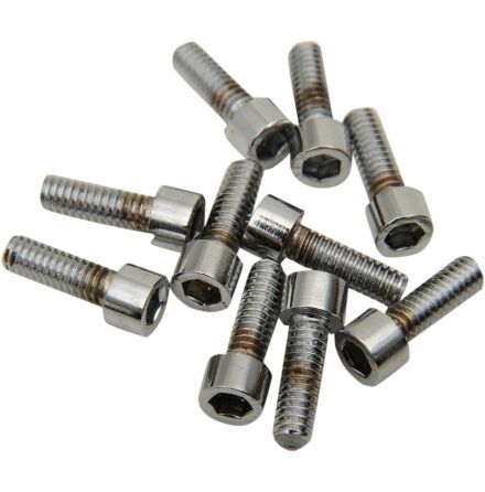 Socket-Head Bolt 8-32X0.5 Knurled Chrome