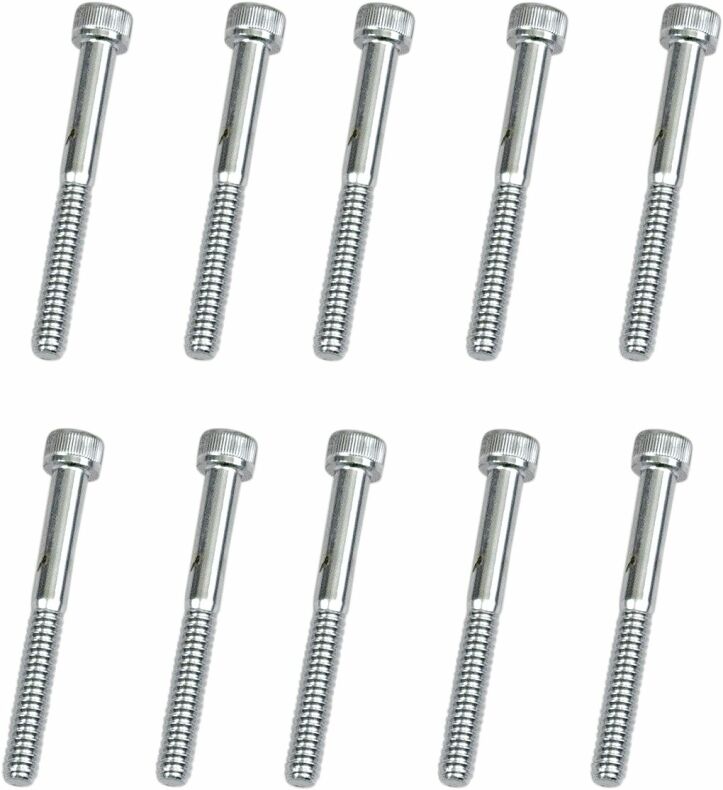 Socket-Head Bolt 10-24X1.75 Knurled Chrome