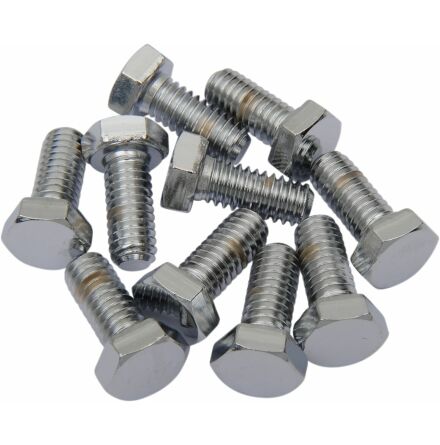 Hex-Head Bolt 5/16-18X0.675 Chrome 10-Pack