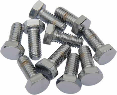 Hex-Head Bolt 5/16-18X0.675 Chrome 10-Pack