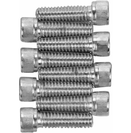 Chrome Socket-Head Lifter Base Bolt Kit Knurled