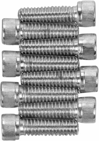 Chrome Socket-Head Lifter Base Bolt Kit Knurled