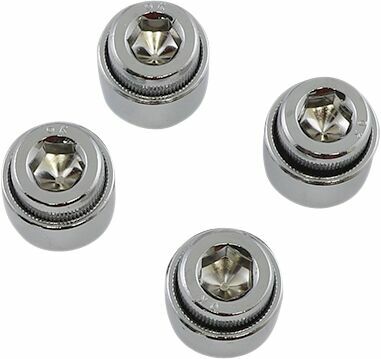 Chrome Socket-Head Rocker Arm Shaft End Plug 1/2-20