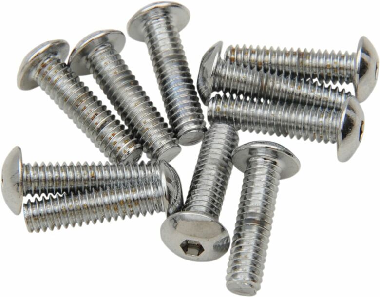 Button-Head Bolt 8-32X0.5 Chrome