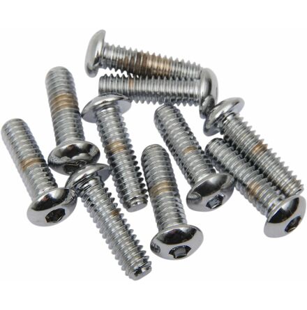 Button-Head Bolt 1/4-20X0.625 Chrome