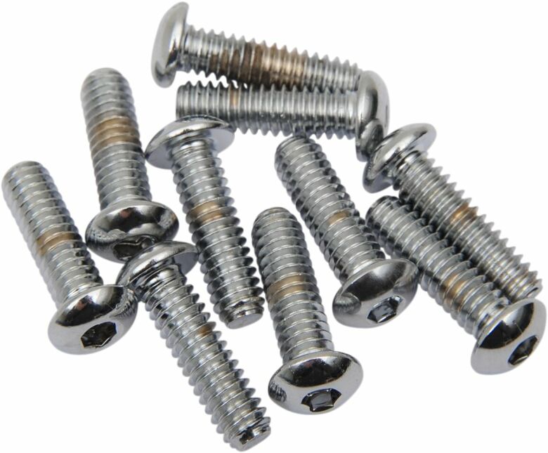 Button-Head Bolt 1/4-20X0.625 Chrome