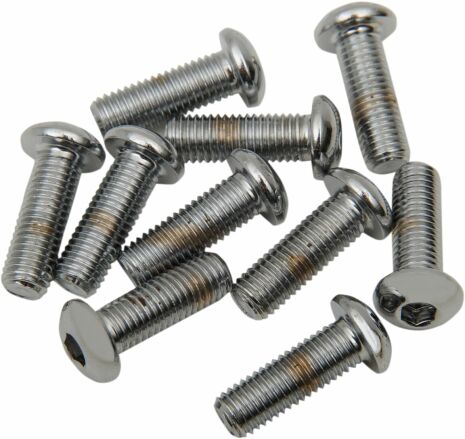 Button-Head Bolt 1/4-28X0.5 Chrome