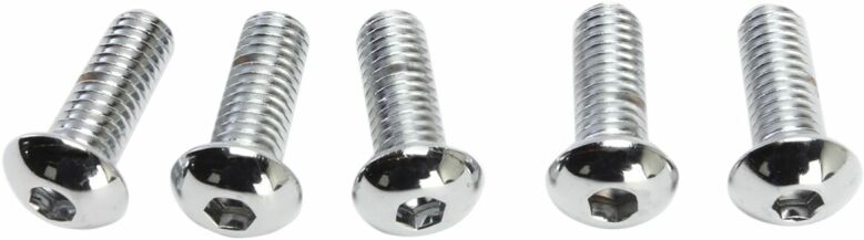 Button-Head Bolt 5/16-18X0.5 Chrome