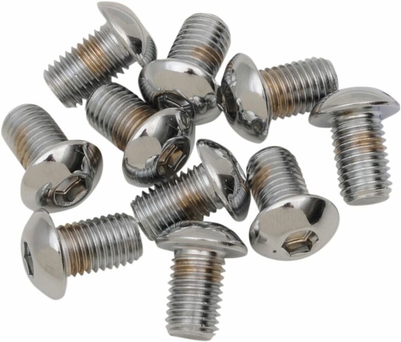 Button-Head Bolt 5/16-24X0.375 Chrome