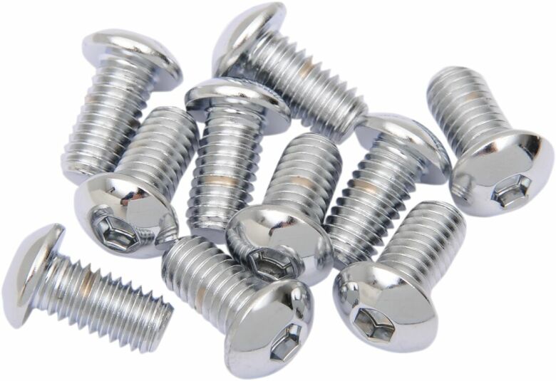 Button-Head Bolt 3/8-16X1 Chrome