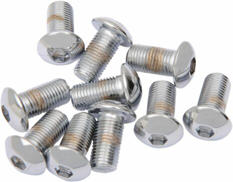 Button-Head Bolt 3/8-24X0.75 Chrome