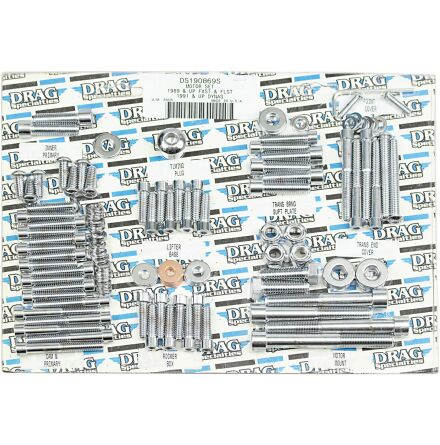 Chrome Socket-Head Motor Bolt Kit Smooth