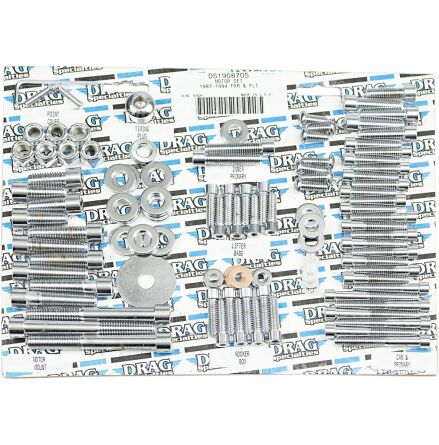 Chrome Socket-Head Motor Bolt Kit Smooth