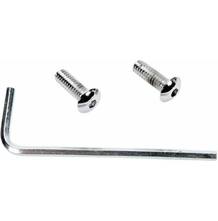 Chrome Button-Head Poin Cover Bolt Kit