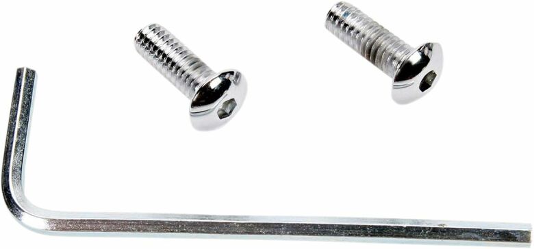 Chrome Button-Head Poin Cover Bolt Kit