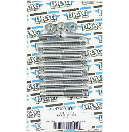 Allen-Head Rocker Box Bolt Kit Chrome