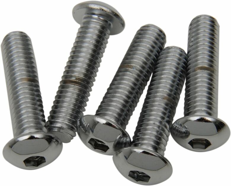 Button-Head Bolt 3/8-16X1.25 Chrome