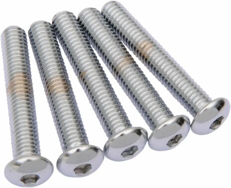 Button-Head Bolt 3/8-16X2 Chrome