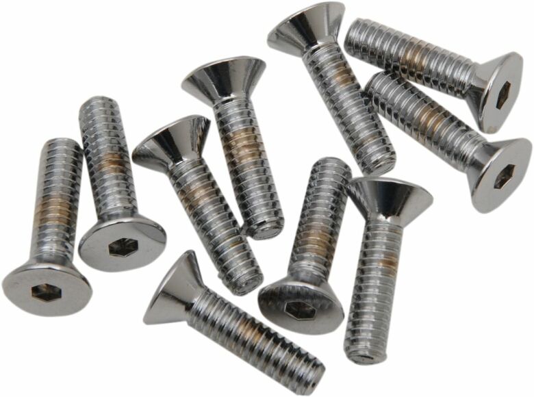 Flat-Head Bolt 1/4-20X0.75 Chrome