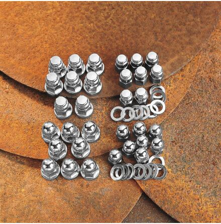 Head Bolt Set Acorn Chrome