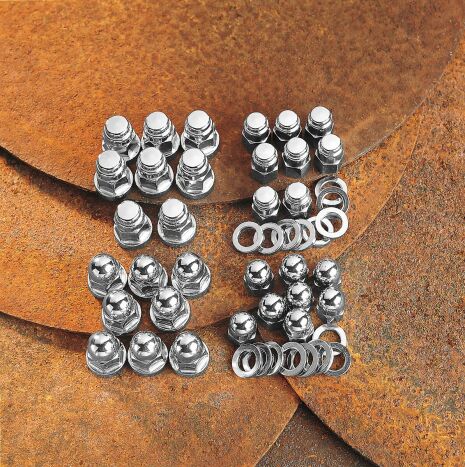 Head Bolt Set Acorn Chrome