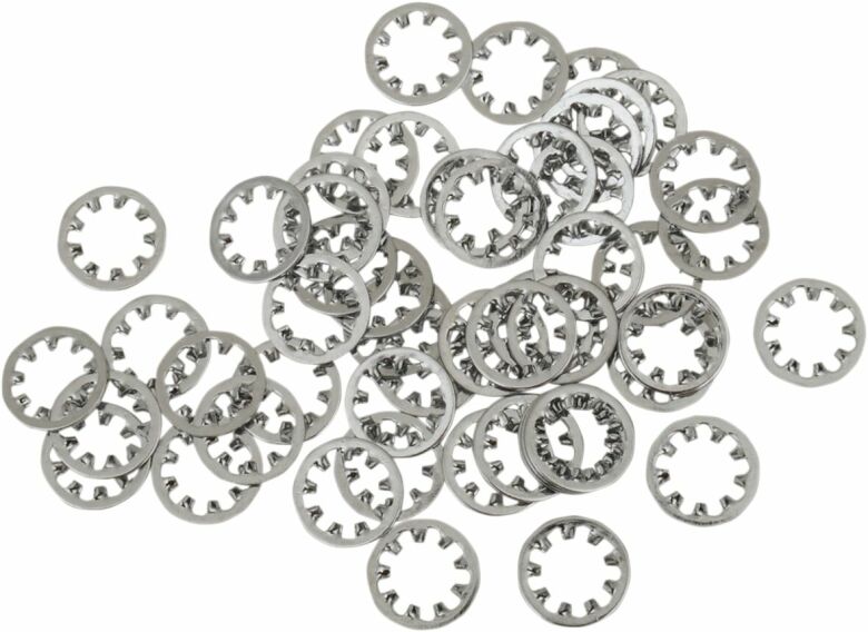 Internal Star Washer Kit Chrome 1/4"